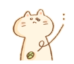 Little  White Cat!! sticker #7800089