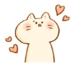 Little  White Cat!! sticker #7800091