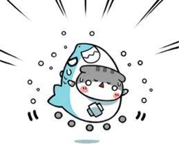 The cat which is scottish sticker #7800175