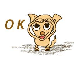 Chihua-tan of chihuahua(English version) sticker #7800459