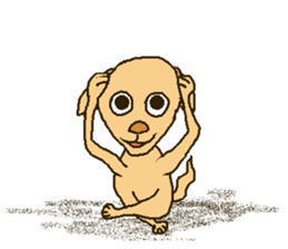 Chihua-tan of chihuahua(English version) sticker #7800464
