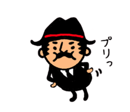 funky gg is bald(mafia's bald) sticker #7800624