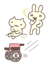Wheelchair friends 4 sticker #7801046