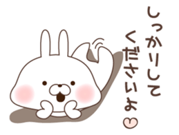 sharp-tongued rabbit sticker #7801135