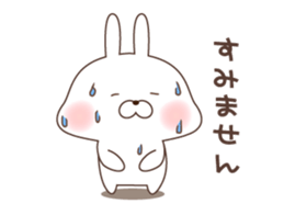 sharp-tongued rabbit sticker #7801143