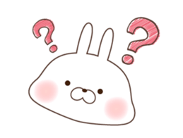 sharp-tongued rabbit sticker #7801171