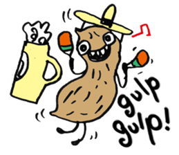 Maracas peanuts English edition sticker #7801183