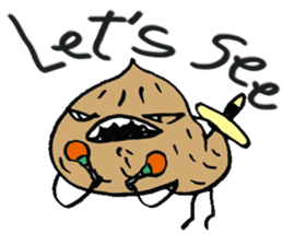 Maracas peanuts English edition sticker #7801207