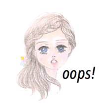 Between Girl's Calmness & Passion sticker #7801573