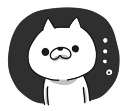 Exaggerated cat 2 sticker #7801893