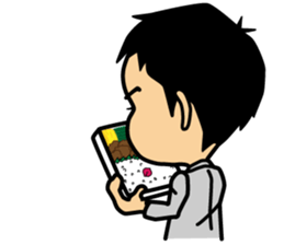 Businessman conversation sticker #7802116