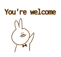 Messagefull Rabbit sticker #7802215