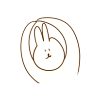 Messagefull Rabbit sticker #7802217
