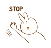 Messagefull Rabbit sticker #7802232