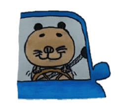 Kinkuma hamster "Hamuhamu" sticker #7802941