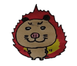 Kinkuma hamster "Hamuhamu" sticker #7802946