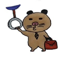 Kinkuma hamster "Hamuhamu" sticker #7802963