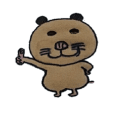 Kinkuma hamster "Hamuhamu" sticker #7802969