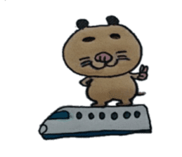 Kinkuma hamster "Hamuhamu" sticker #7802971