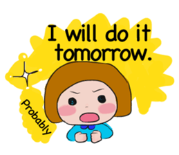 Oh, Kappa Girl! 2 - The English version! sticker #7802914