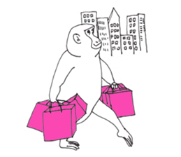 Monkey Ike sticker #7803484