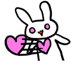 love you bunny sticker #7803587