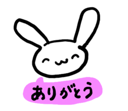 love you bunny sticker #7803599