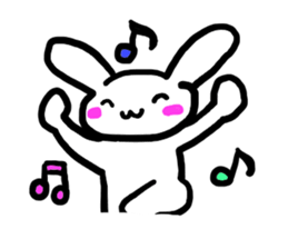 love you bunny sticker #7803600