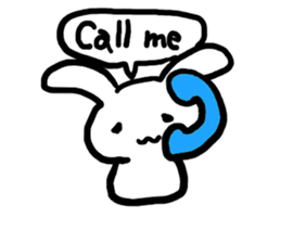 love you bunny sticker #7803604