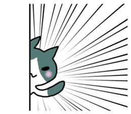 Powerful manga Cats 2 sticker #7803612