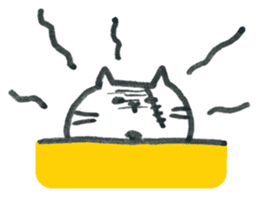 A little bad cat. sticker #7804176