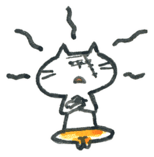 A little bad cat. sticker #7804178