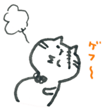 A little bad cat. sticker #7804183