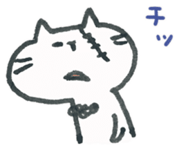 A little bad cat. sticker #7804197