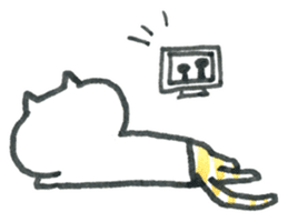 A little bad cat. sticker #7804198