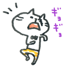 A little bad cat. sticker #7804203