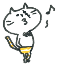 A little bad cat. sticker #7804207