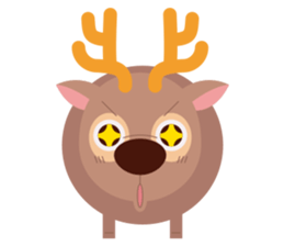Cute deer Pico sticker #7804294