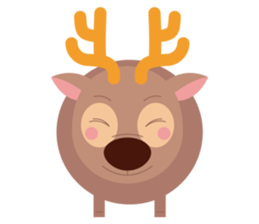 Cute deer Pico sticker #7804295