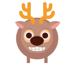 Cute deer Pico sticker #7804296