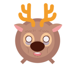 Cute deer Pico sticker #7804304