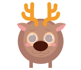 Cute deer Pico sticker #7804306