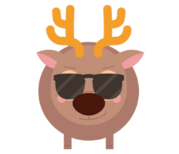 Cute deer Pico sticker #7804307