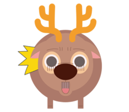Cute deer Pico sticker #7804312