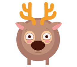 Cute deer Pico sticker #7804313