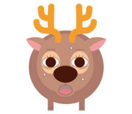 Cute deer Pico sticker #7804314