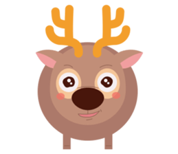 Cute deer Pico sticker #7804318
