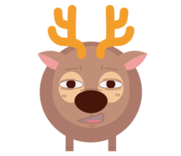 Cute deer Pico sticker #7804324