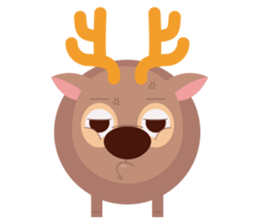 Cute deer Pico sticker #7804326
