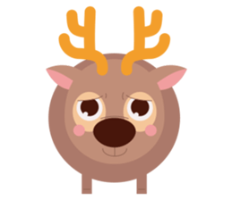 Cute deer Pico sticker #7804330